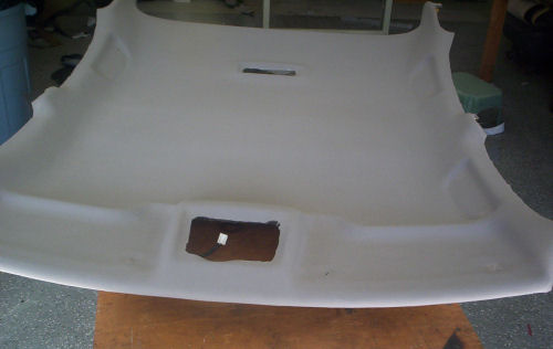 how do you fix a roof lining